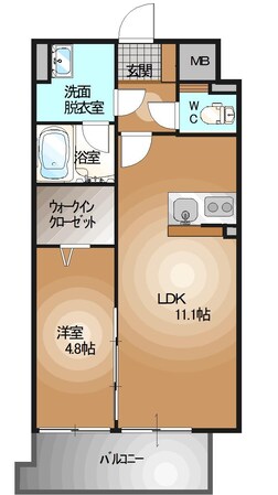 駅東公園前駅 徒歩2分 10階の物件間取画像